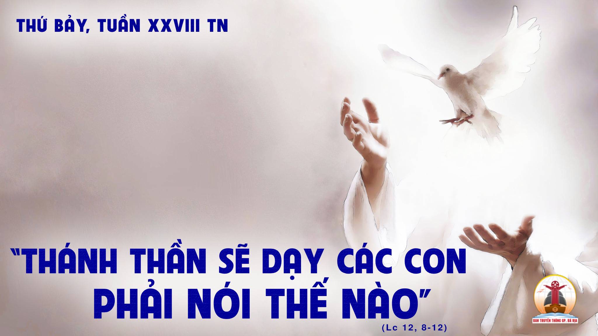 21.10.2021 – Thứ Bảy Tuần XXVIII Thường Niên