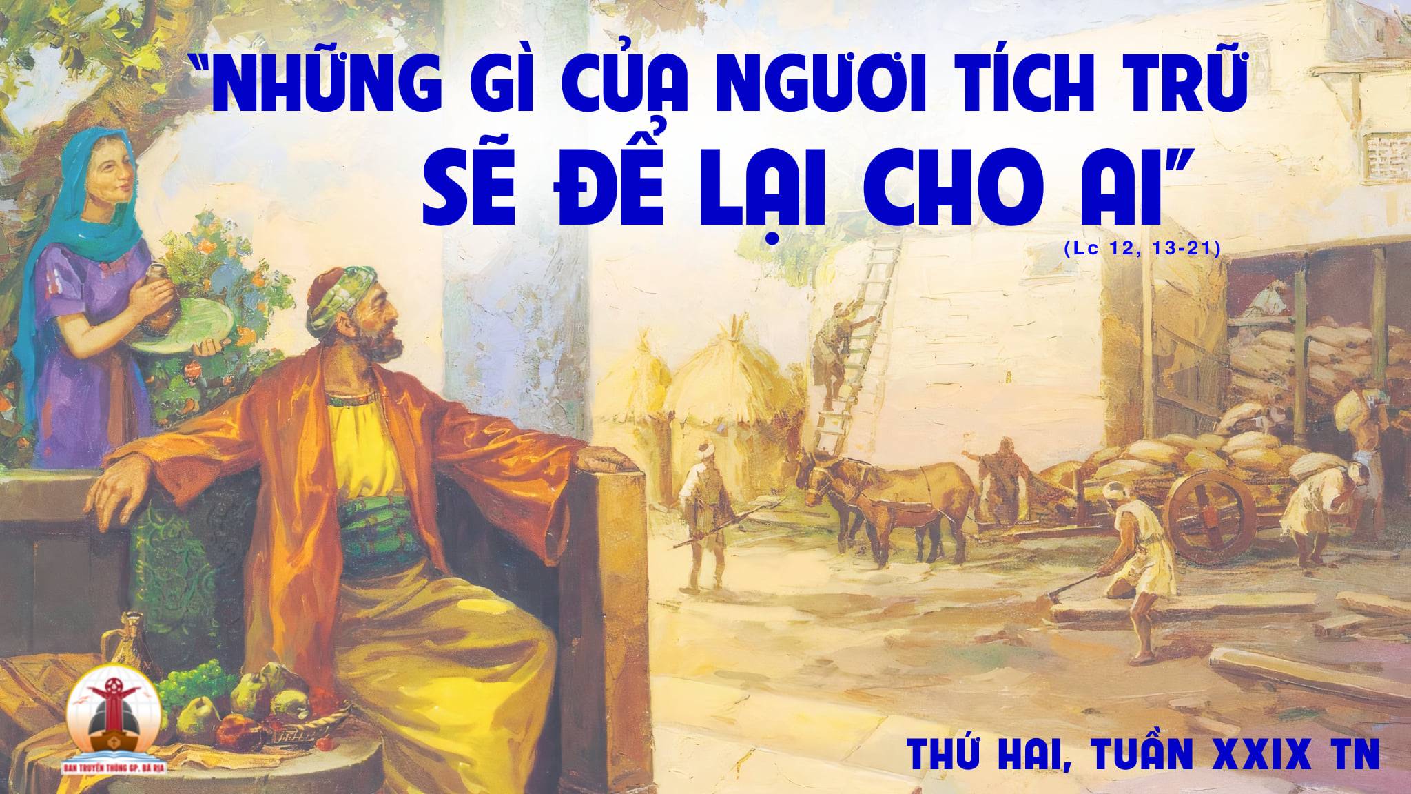 23.10.2023 – Thứ Hai Tuần XXIX Thường Niên