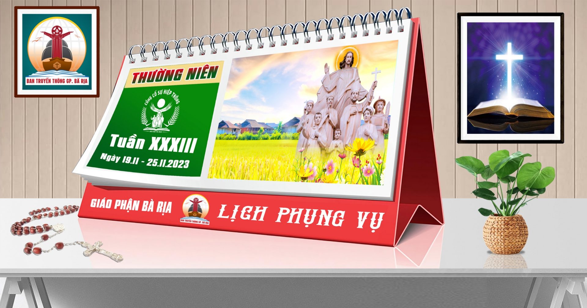 Lịch Phụng vụ từ ngày 19.11. 2023 đến 26.11.2023