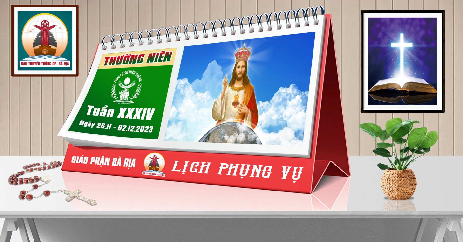 Lịch Phụng vụ từ ngày 26.11. 2023 đến 03.12.2023