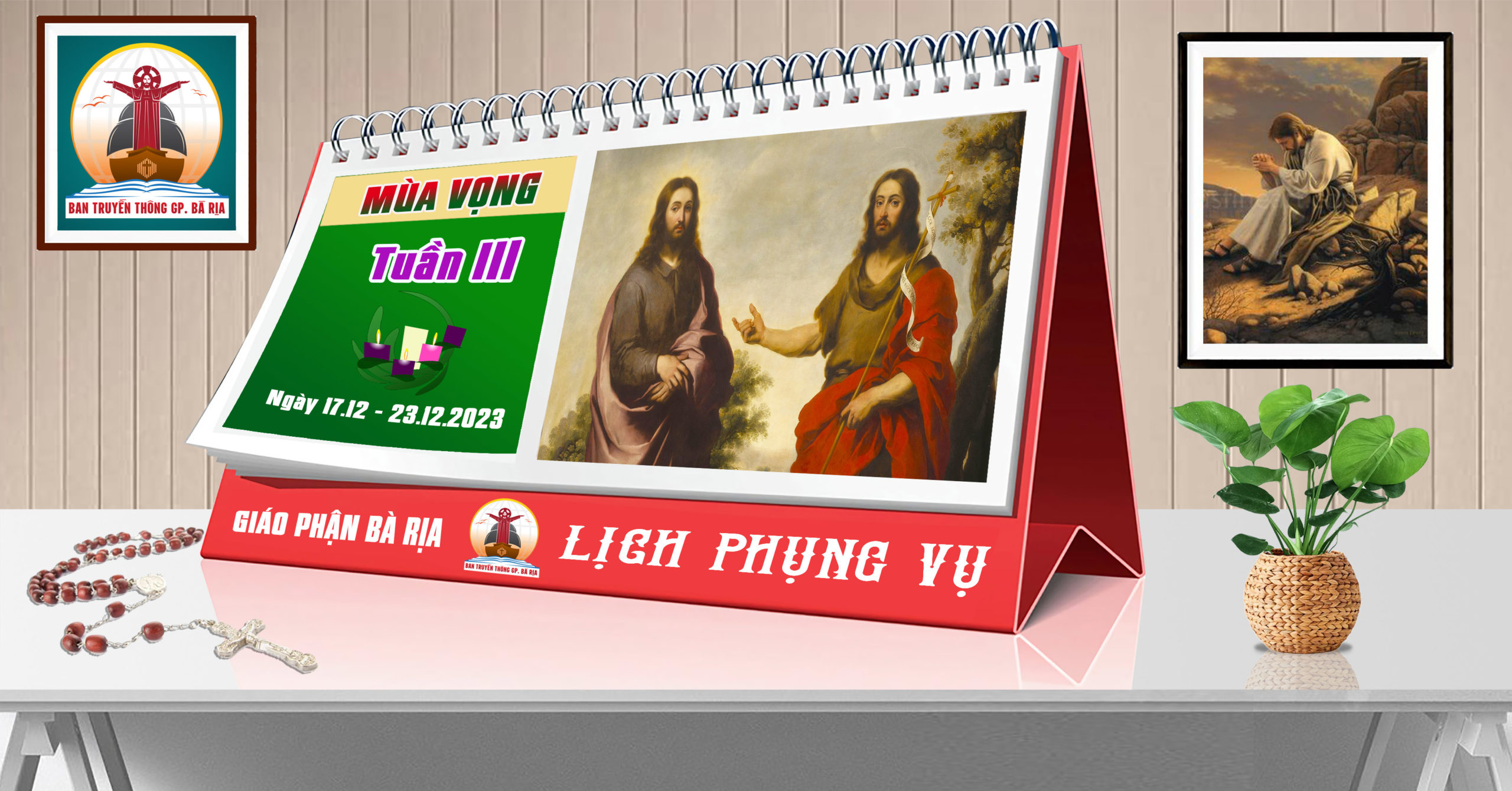 Lịch Phụng vụ từ ngày 17.12. 2023 đến 24.12.2023