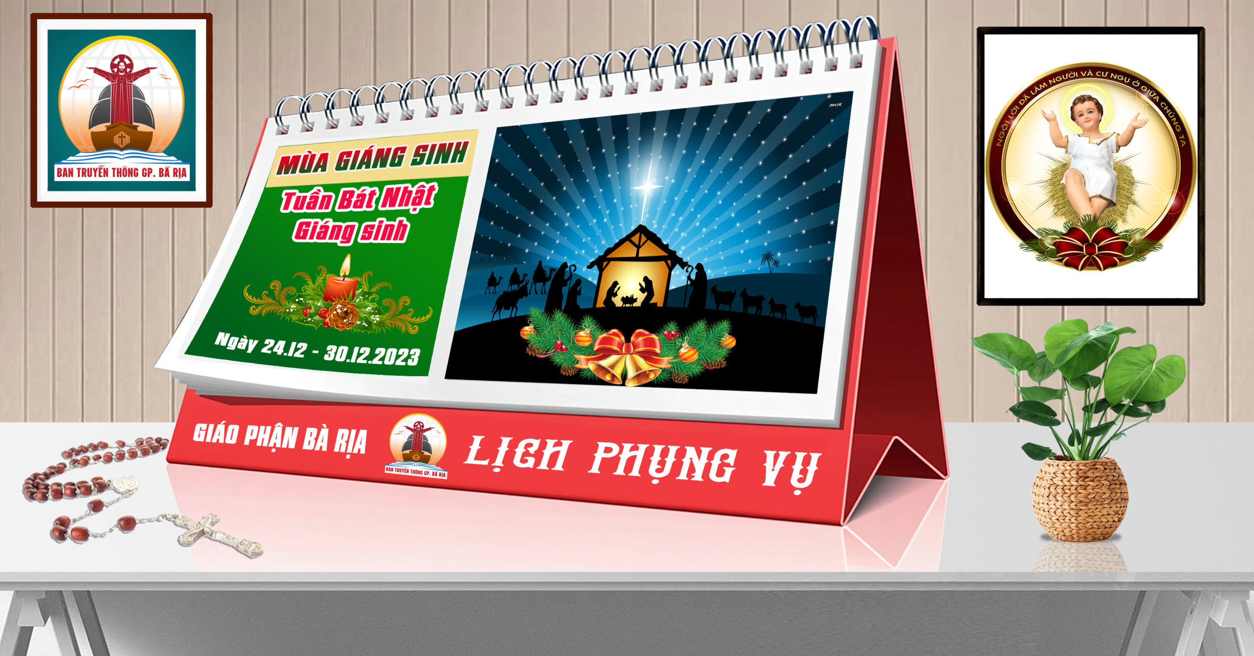 Lịch Phụng vụ từ ngày 24.12. 2023 đến 31.12.2023