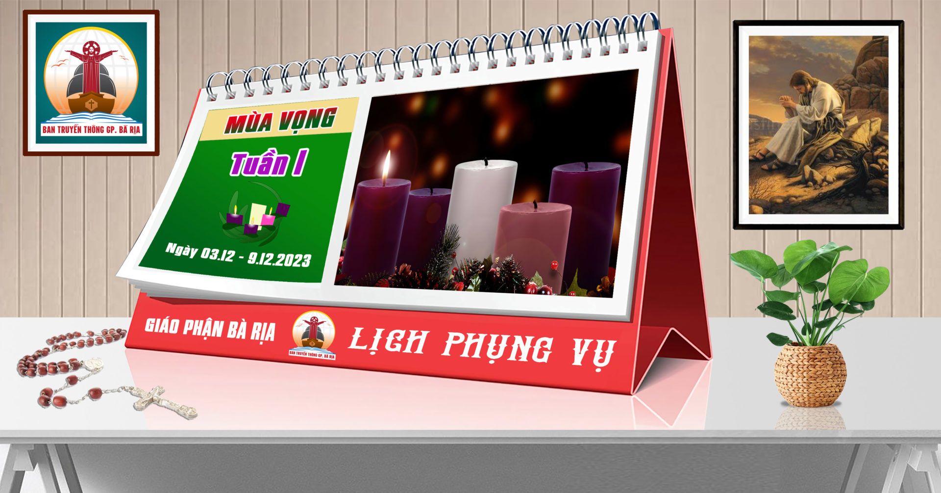 Lịch Phụng vụ từ ngày 03.12. 2023 đến 10.12.2023