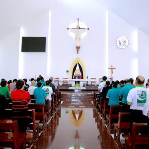 Đền Thánh Đức Mẹ Bãi Dâu: Caritas Hạt Long Hương hành hương nhân Ngày Quốc Tế Bệnh Nhân- 16.2.2024
