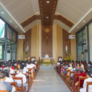 Giáo điểm Tam Phước: Đức Cha Emmanuel dâng thánh lễ cầu bình an cho năm mới- 10.02.2024