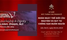 Sứ điệp Đức Thánh Cha nhân Ngày thế giới cầu nguyện và suy tư chống nạn buôn người năm 2024