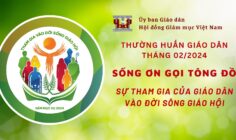 Ủy ban Giáo dân – Thường huấn tháng 02/2024: Sự tham gia của giáo dân vào đời sống Giáo hội