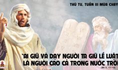 06.03.2024 – Thứ Tư Tuần III Mùa Chay