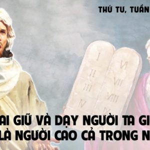 06.03.2024 – Thứ Tư Tuần III Mùa Chay