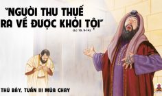 09.03.2024 – Thứ Bảy Tuần III Mùa Chay