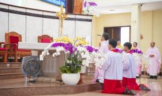 Gx. Hòa An: Chầu Thánh Thể thay Giáo phận- Ngày 10.3 2024