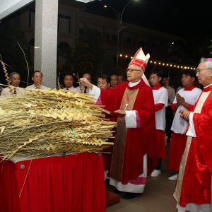 Gx. Lam Sơn: Cử hành phụng vụ Chúa nhật Lễ Lá- Ngày 24.3.2024