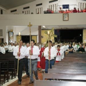 Gx. Chu Hải: Cử hành phụng vụ Lễ Lá- Khai mạc Tuần Thánh 2024