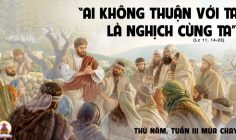 07.03.2024 – Thứ Năm Tuần III Mùa Chay