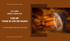 Suy niệm Đàng Thánh Giá với chủ đề: “Cùng đi với Mẹ Maria”