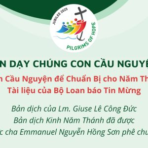 “Xin dạy chúng con cầu nguyện” – Tài liệu sống Năm Cầu Nguyện để chuẩn bị cho Năm Thánh 2025