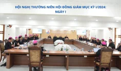 Hội nghị thường niên Hội đồng Giám mục kỳ I/2024: Ngày I