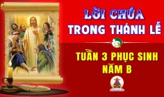 Lời Chúa trong thánh lễ Tuần 3 Phục sinh – Năm B