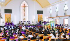 Gx. Láng Cát: Thánh lễ an táng Bà cố Maria Lưu Thị Thơm – ngày 24.4.2024