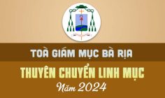 TÒA GIÁM MỤC BÀ RỊA: THUYÊN CHUYỂN LINH MỤC – 2024