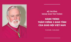 Bộ trưởng ngoại giao Tòa Thánh: Hành trình thăm viếng 3 Giáo tỉnh của Giáo hội Việt Nam