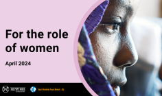 Ý cầu nguyện của ĐTC trong tháng 4: Cầu nguyện cho vai trò của phụ nữ