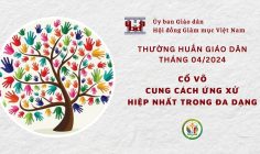 Ủy ban Giáo dân – Thường huấn tháng 04/2024: Cổ võ cung cách ứng xử hiệp nhất trong đa dạng