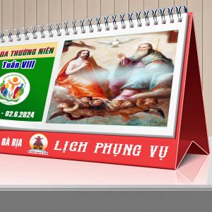 Lịch Phụng vụ từ ngày 26.5.2024 đến 02.6.2024