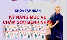 Giáo xứ Trung Đồng: Giáo hạt Vũng Tàu tổ chức khoá huấn luyện “mục vụ chăm sóc bệnh nhân”