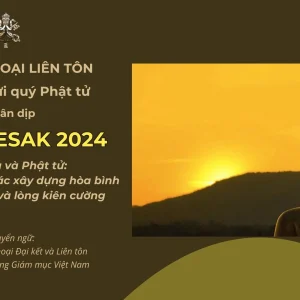 Sứ điệp gửi quý Phật tử nhân dịp Đại lễ Vesak 2024: Kitô hữu và Phật tử cùng nhau hợp tác xây dựng hòa bình bằng hòa giải và lòng kiên cường