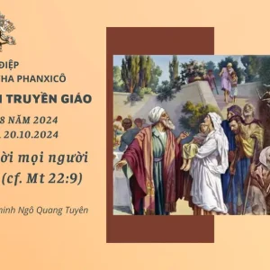 Sứ điệp Ngày Thế giới Truyền giáo năm 2024 - Hãy đi và mời mọi người đến dự tiệc