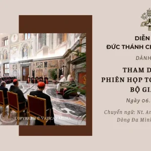 Diễn văn Đức Thánh Cha dành cho tham dự viên phiên họp toàn thể của Bộ Giáo Sĩ năm