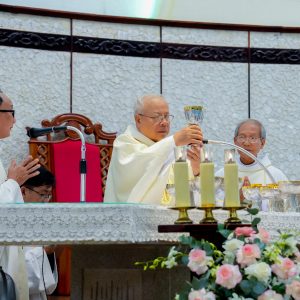 Gx Hòa An: Thánh lễ Tạ ơn mừng Kim Khánh Linh Mục Cha Cố Giuse Lê Thanh- Ngày 28.6.2024