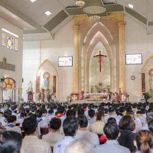Gx. Châu Pha: 182 em thiếu nhi rước Lễ lần đầu – Ngày 02.6.2024