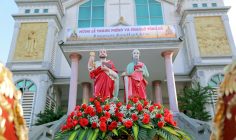 Gx. Châu Pha: Rước kiệu và Thánh lễ kính Thánh Phêrô và Phaolô Tông đồ, bổn mạng Ban Hành giáo – 28.6.2024