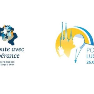 Logo và khẩu hiệu chuyến tông du của Đức Thánh Cha tới Luxembourg và Bỉ