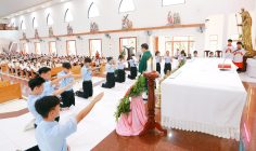 Gx. Láng Cát: Nghi thức Tuyên hứa Giáo lý viên Cấp I và Tổng kết năm học giáo lý