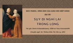 Đức Maria, Hình ảnh của Giáo hội hiệp hành: Bài 08 – Suy đi nghĩ lại trong lòng