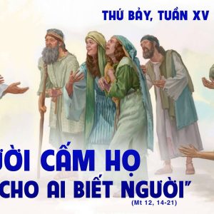 20.07.2024 – Thứ Bảy Tuần XV Thường Niên