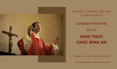 Cử hành Thánh Thể: Bài 40 – Nghi thức chúc bình an