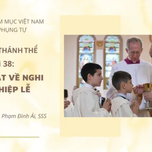 Cử hành Thánh Thể: Bài 38 - Khái quát về nghi thức hiệp lễ