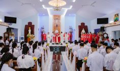 Gx. Bình Ba: Đức Cha Emmanuel ban Bí tích Thêm Sức cho 41 thiếu nhi– Ngày 16.7.2024