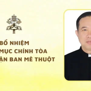 Bổ nhiệm Giám mục Chính tòa Giáo phận Ban Mê Thuột
