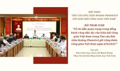 Về chỉ dẫn quan trọng trong đồng hành cùng dân tộc của Giáo Hội Công giáo Việt Nam