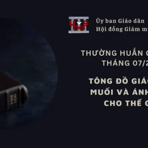 Ủy ban Giáo dân - Thường huấn tháng 07/2024: Tông đồ giáo dân - Muối và ánh sáng cho thế giới