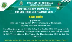 Hội thảo Sứ điệp Truyền giáo của Đức Thánh Cha Phanxicô năm 2024
