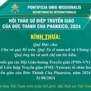 Hội thảo Sứ điệp Truyền giáo của Đức Thánh Cha Phanxicô năm 2024