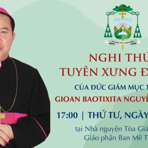Trực tiếp Nghi thức Tuyên xưng Đức tin của Đức cha Gioan Baotixita Nguyễn Huy Bắc, Giám mục Chính tòa Giáo phận Ban Mê Thuột