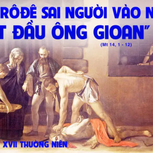 03.08.2024 – Thứ Bảy Tuần XVII Thường Niên