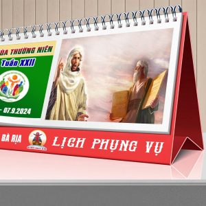 Lịch Phụng vụ từ ngày 01.9.2024 đến 08.9.2024